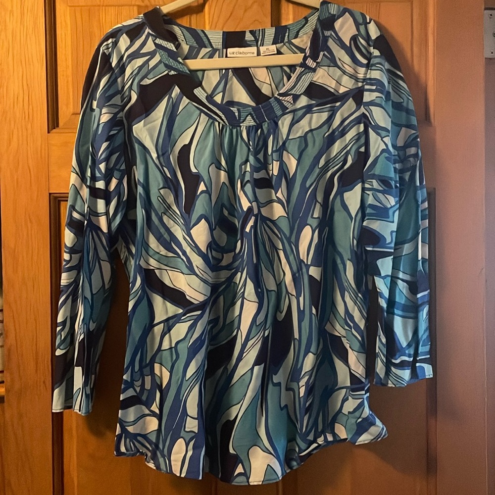 Three-quarter sleeve, Liz Clairborn casual top